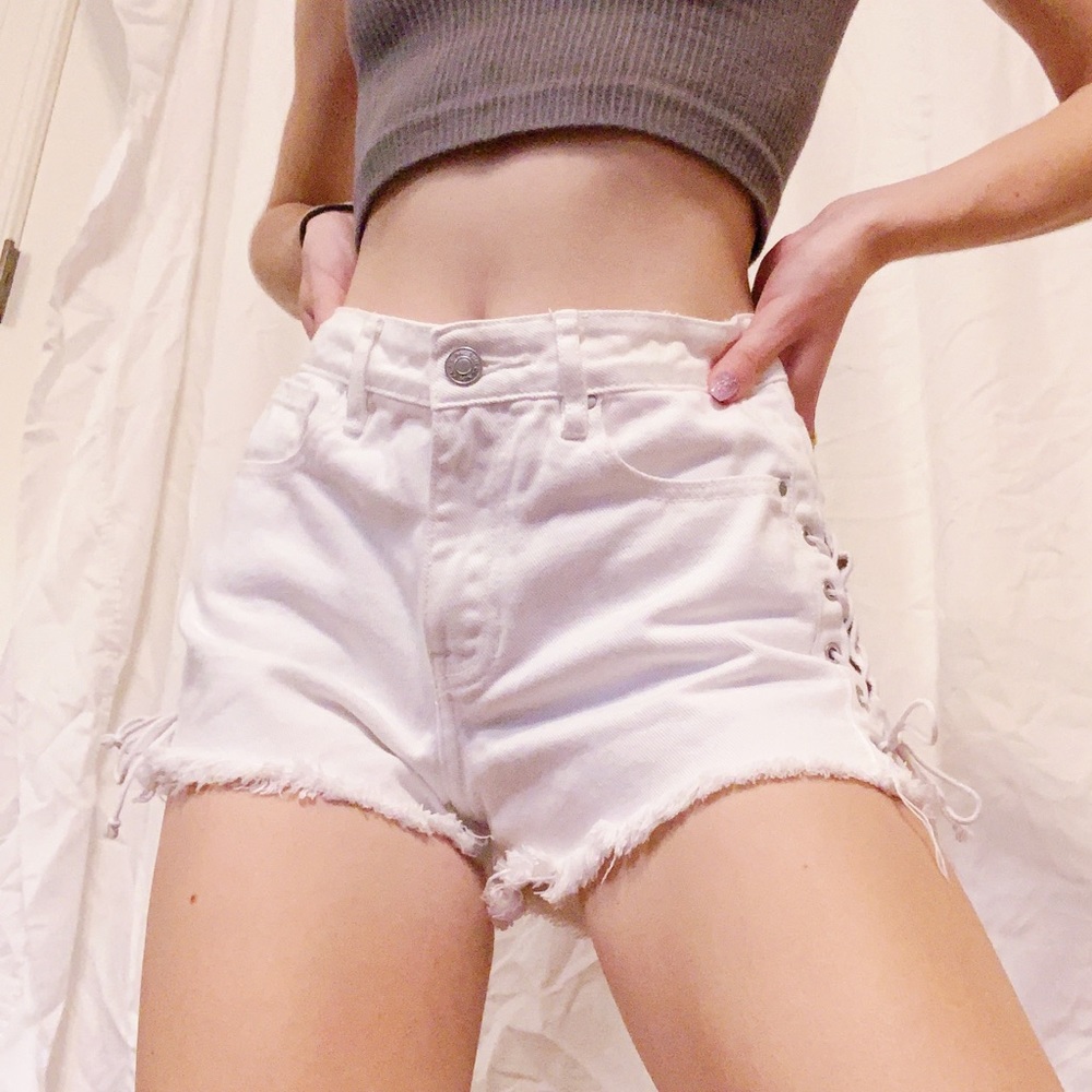 Pacsun White Festival Short